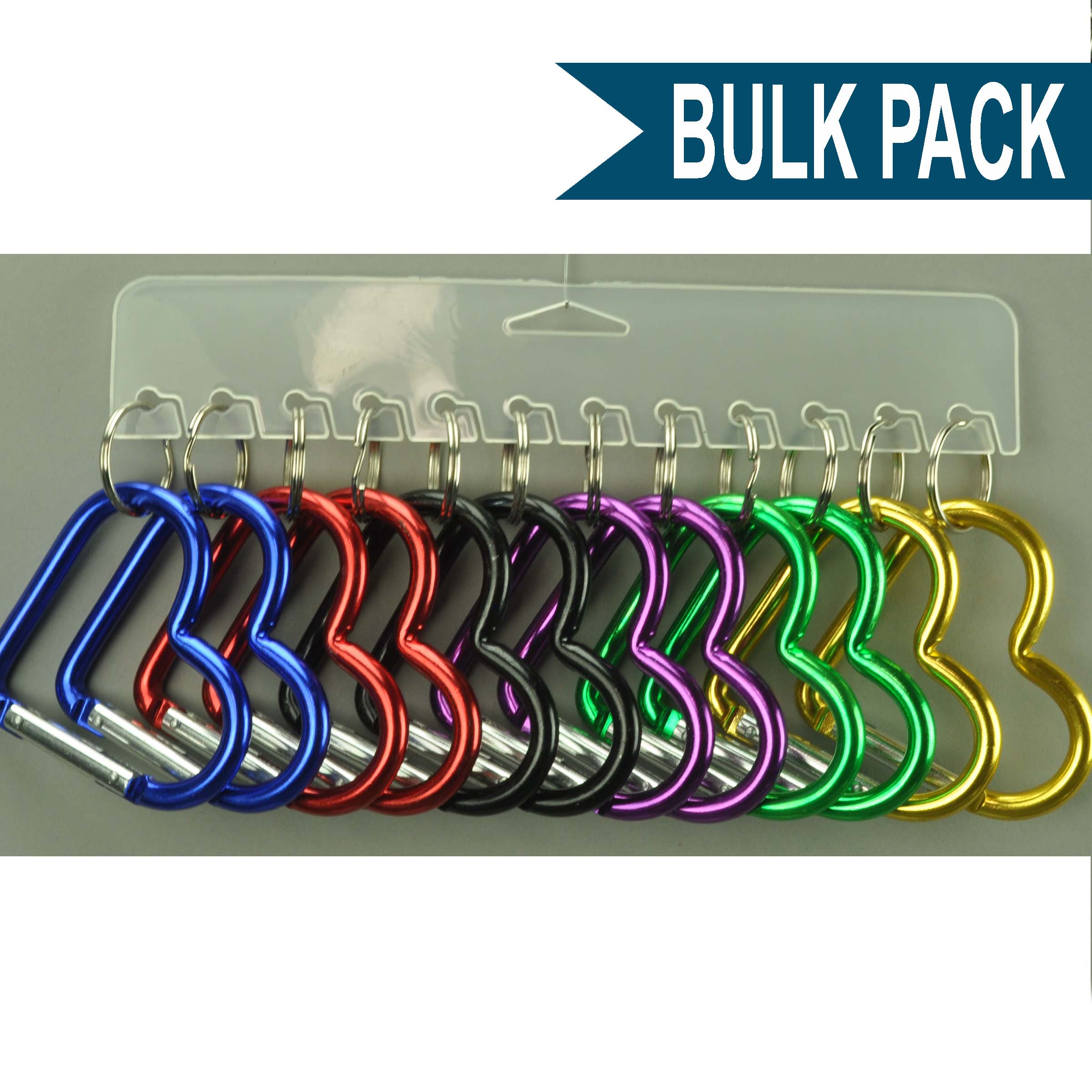 Heart Shape Carabiner Clip Keychain