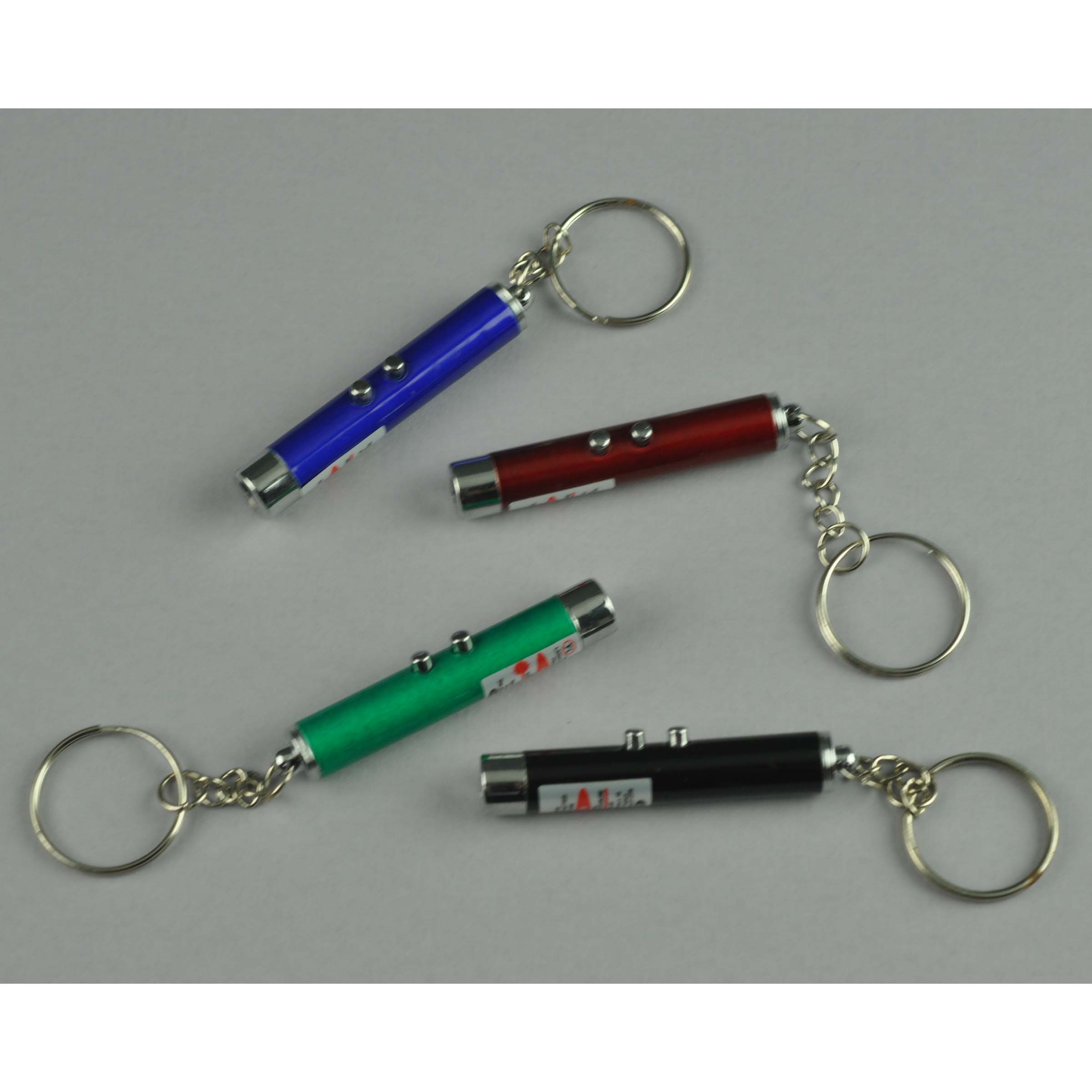 LED Light and Laser Pointer Key Chain