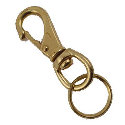Solid Brass Key Chain 