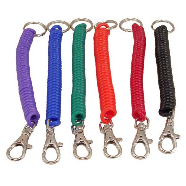spiral keychain