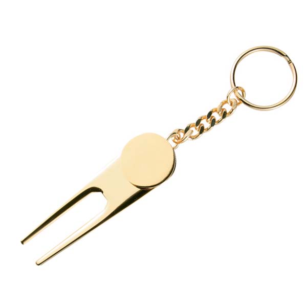 Golfers Divot Tool Key Ring