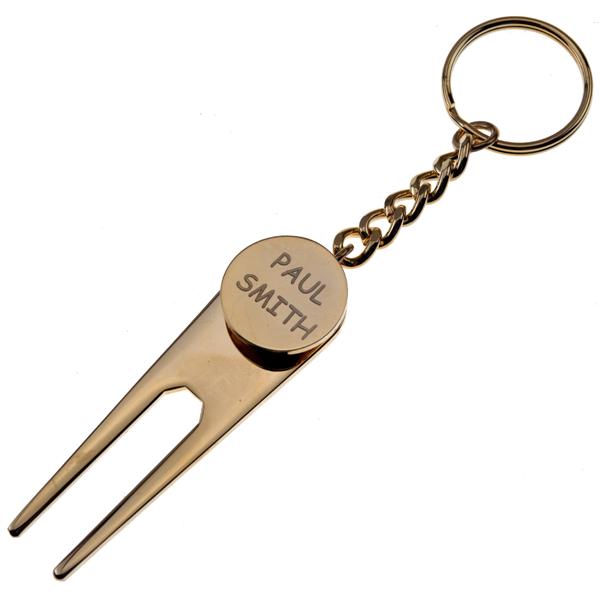 Golfers Divot Tool Key Ring