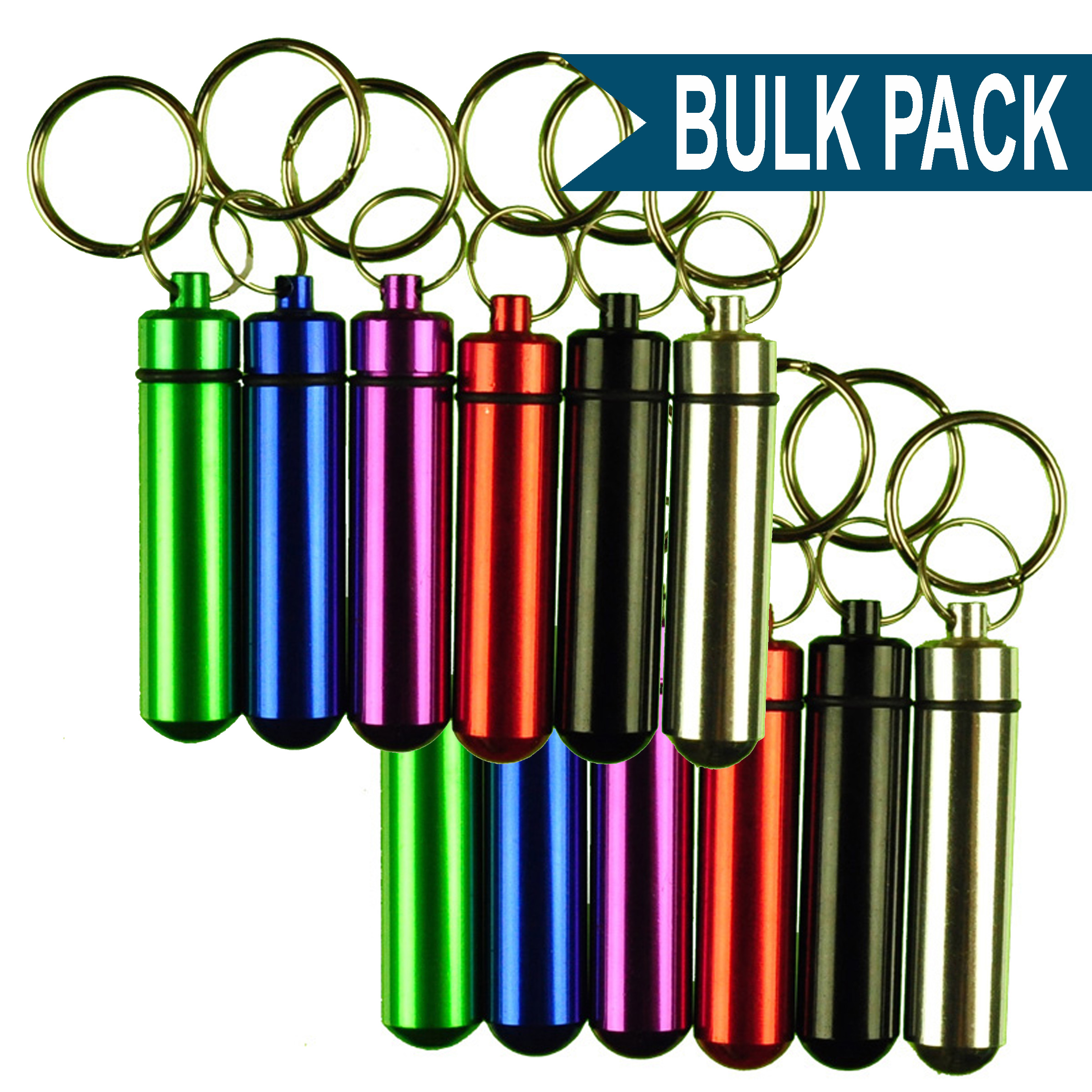 Large Pill Holder Key Chain