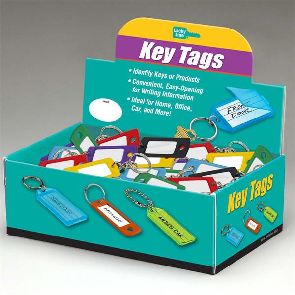 Plastic Key ID Tag with Swivel Bulk