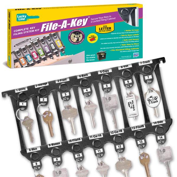File A Key File Hanging Key Storage Rack