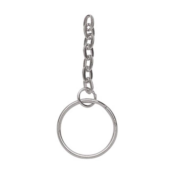 24mm Split Keyring with Link Chain Assembly